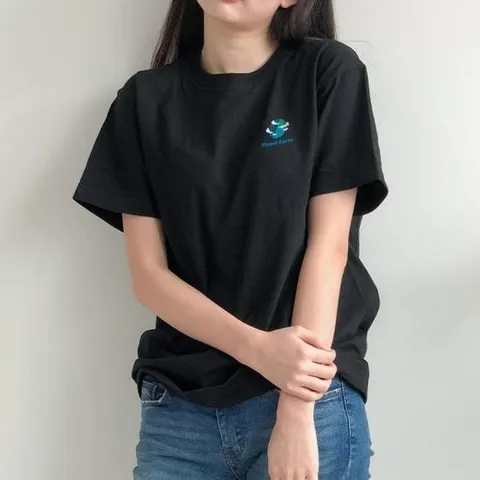 [험블] 레깅스 롱티 면 오버핏 반팔 티셔츠