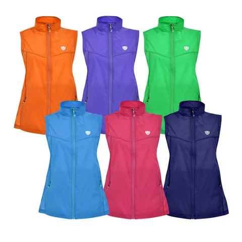 여성 봄여름 바람막이 뒷망사 조끼 아웃도어 등산 단체복 작업복