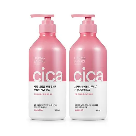 [애경]애경 더마앤모어시카 너리싱샴푸 600ml 2개
