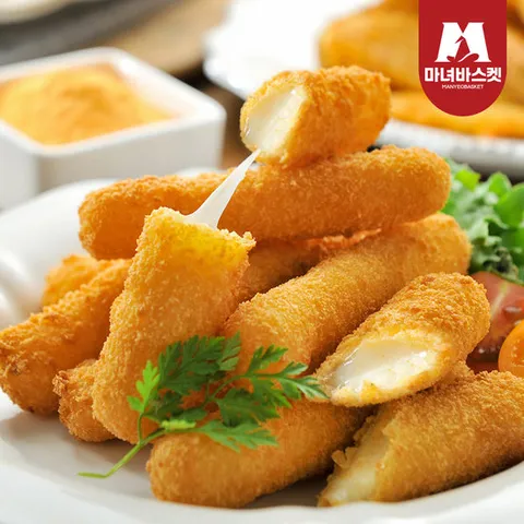 [마녀바스켓] 맘스터치 치즈 가득 모짜렐라 치즈스틱 1kg