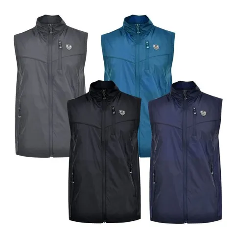 남성 봄여름 바람막이 뒷망사 조끼 아웃도어 등산 조끼 작업복