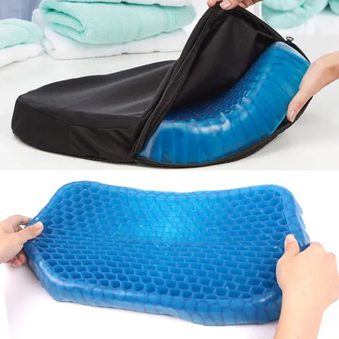 여름 사무실 기능성 쿨 젤리 방석 와이드