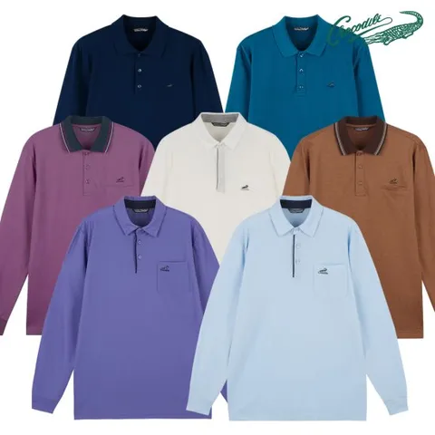 [크로커다일] TAG가58,000원 봄 카라티셔츠 특가 택1