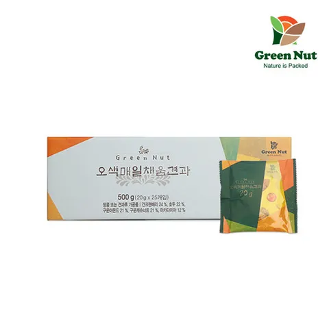 [그린너트] 오색매일채움견과 20g x 25입