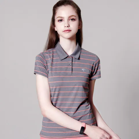 [ 롯데백화점 ]비트로 여성용 카라 반팔 티셔츠 PT71601_GY