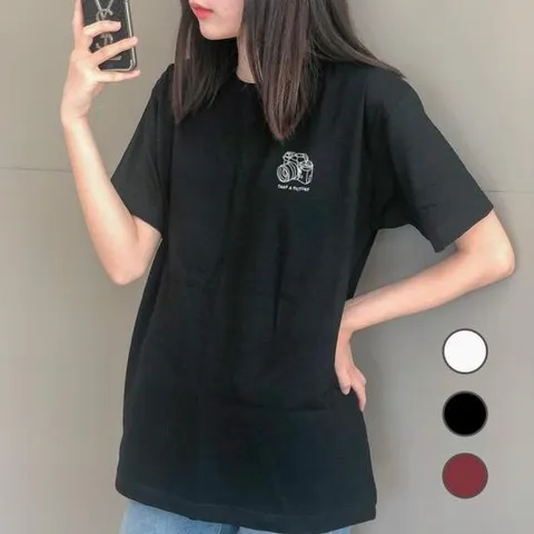 [험블] 여성반팔 롱 여름 면 티셔츠