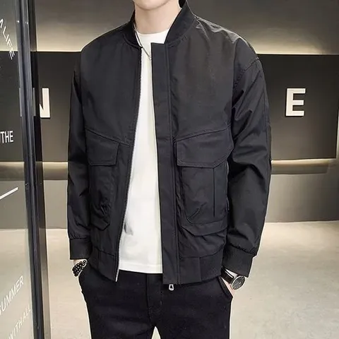 [슈썸]남성 캐주얼 점퍼 가벼운 봄 블루종 IS-JK31