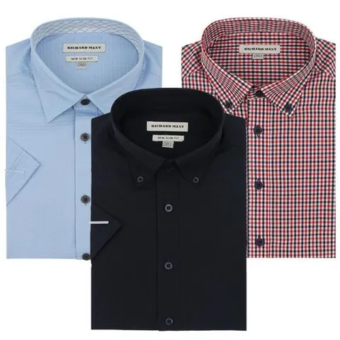 [슬림핏/반팔] 반팔 와이셔츠 26종 -  리차드막시