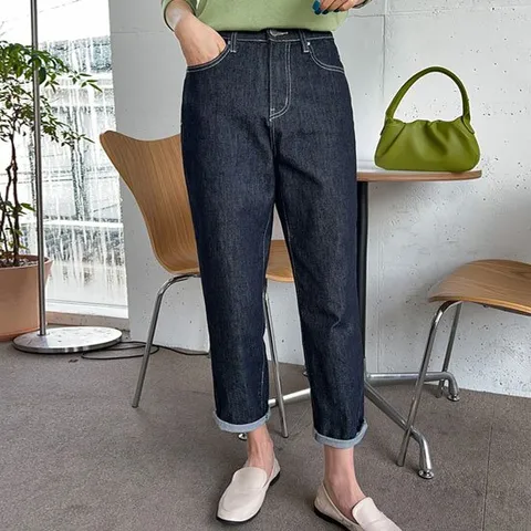 [시크폭스] [기모Ver.추가] 논페이드 생지데님배기팬츠