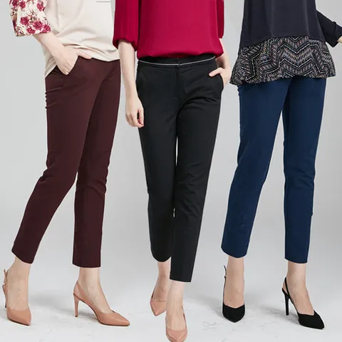 로코엘라 에이든 라이크라 밴딩 슬랙스