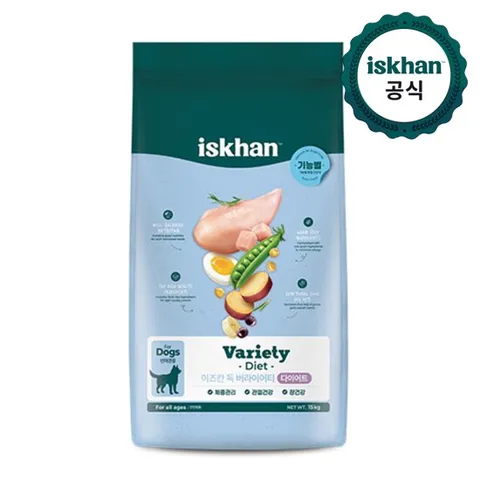 이즈칸 독 버라이어티 다이어트 15kg 강아지 사료