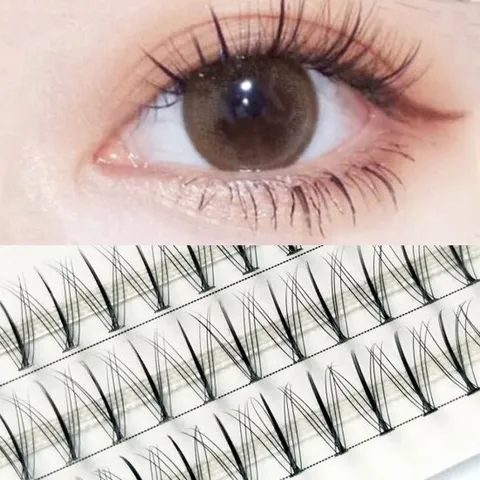 아이돌 가닥 속눈썹 셀프 연장 속눈썹 연예인 붙이는 인조 눈썹