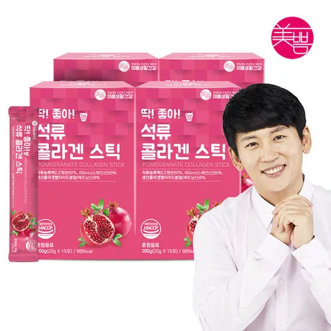 딱좋아 석류젤리스틱20g 4통60포