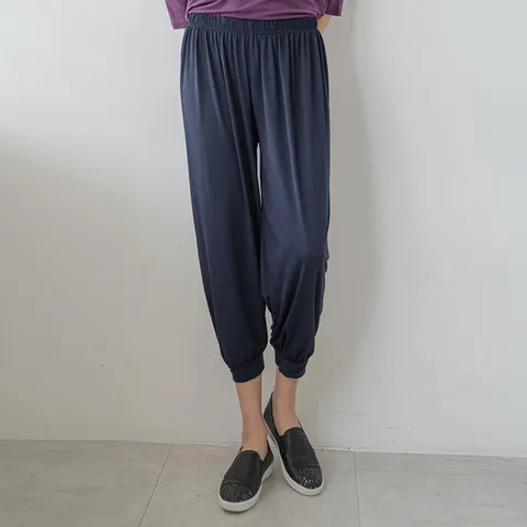 엄마옷 마담4060 8부이지배기팬츠-QAPN303007-