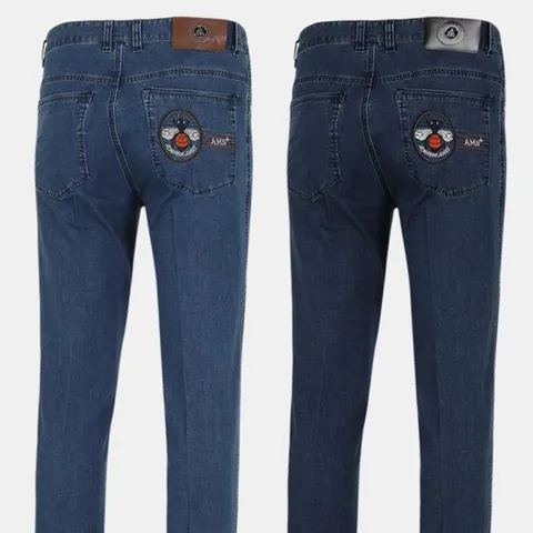 [아즈바이]남성 여름 허니 스판 데님 청바지 G574 중년