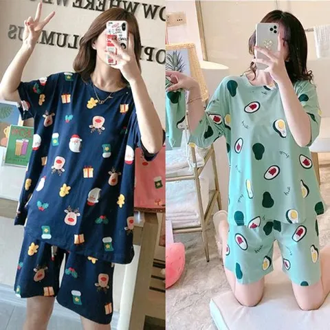 [서울양말]여성 반팔 상하세트 여름잠옷