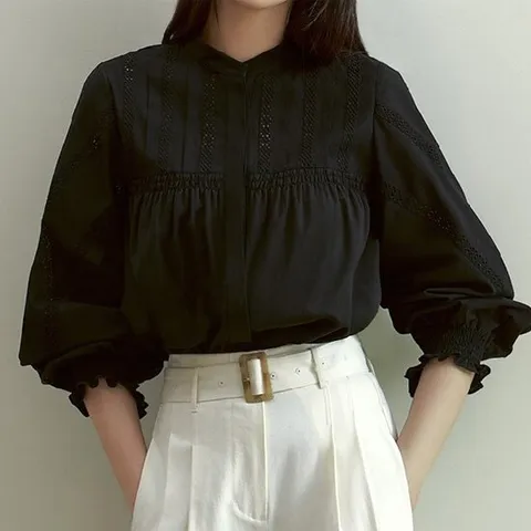 데일리 코튼100% 블라우스 1종