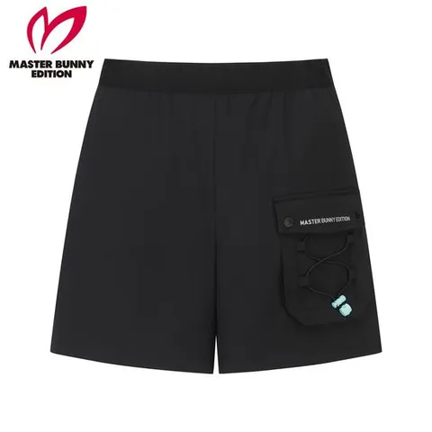 [마스터바니] 여성 스트링 포켓 밴딩 하프팬츠
