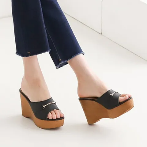 [아나이스] 윙스러 통굽 슬리퍼 8.5cm [무료배송]