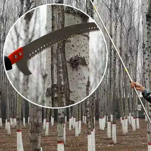 고공 전지톱 5미터 장대 고지톱 안전한 가지치기 장대톱세트 원