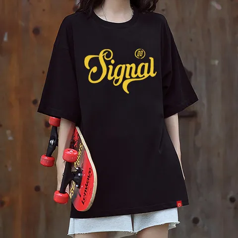 [여름신상/BT-21] S/S 순면 오버핏 프린팅 여성 팔티셔츠반