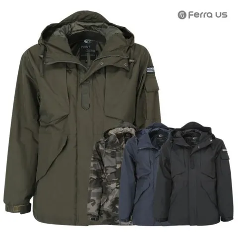 [페라어스]페라어스 남성 이중잠금 포켓 간절기 야상 등산점퍼 O