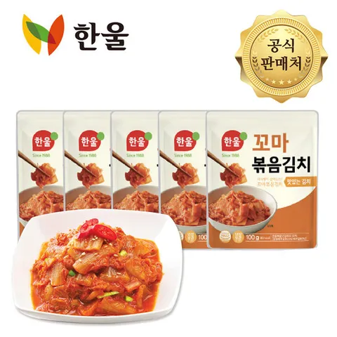 한울 원조볶음김치100g 5개