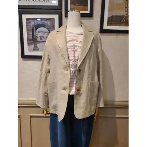 [ 롯데백화점 ][BCBG] 깜보레 린넨 재킷