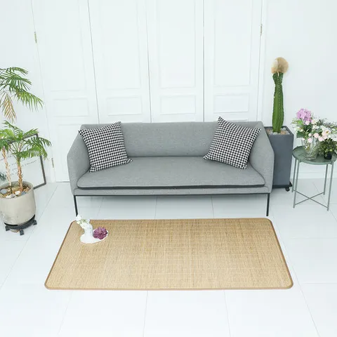 국산 분죽 한일쿠션대나무 돗자리거실침대여름대자리 1인100x200