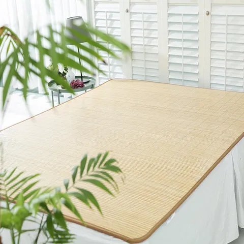 국산 분죽 한일쿠션대나무 돗자리거실침대여름대자리 2인150x200