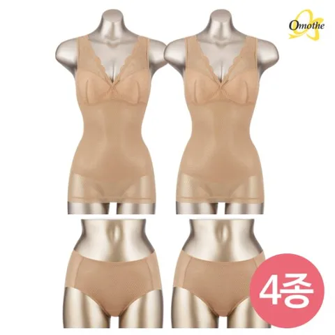 오모떼 올레이스 풀커버1차 바디쉐이퍼 팬티 4종 세트