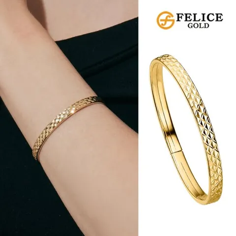 [신년행운특가] 펠리체골드 14K 퍼펙트 뱅글 팔찌 6.0