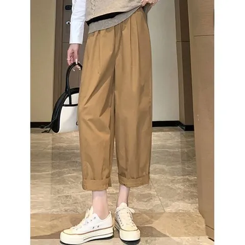 [카라]KARRA 네츄럴핀턱밴딩배기팬츠_A3F0979