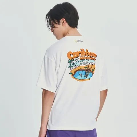 내셔널지오그래픽 N232UTS610 드라이실 반팔 티셔츠 1 WHITE