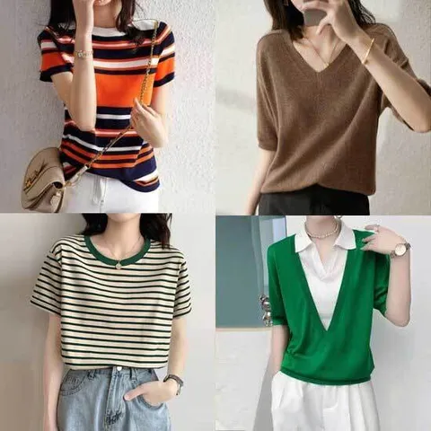 (택1)봄과여름베이직니트/패턴니트/반팔니트/여름니트