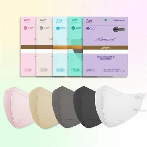 아에르 KF80 어드밴스드 라이트핏 마스크 10매