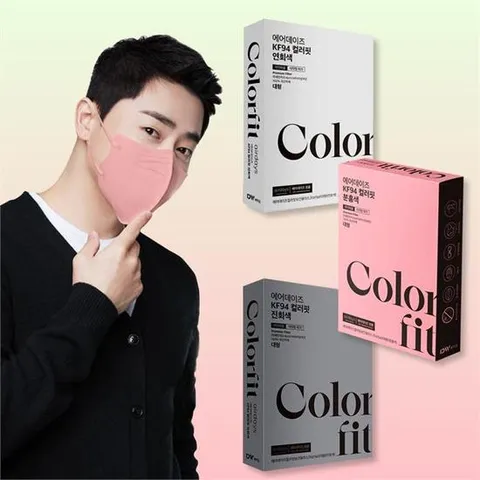 에어데이즈 컬러핏 KF94 마스크 10매 대형