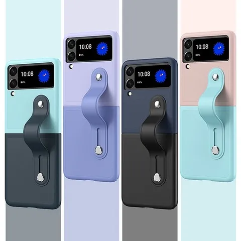 갤럭시 Z플립3 투톤컬러 스트랩 슬림 케이스 비스포크 제트 지