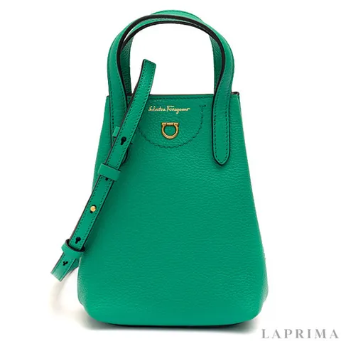 라프리마 [페라가모] 간치니 미니 숄더 겸 크로스백 21-2964-SM