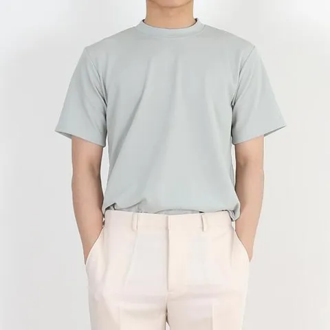 냉감 반팔티셔츠 남자 여름 아이스 냉장고 티셔츠