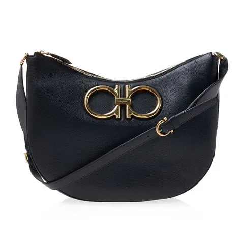 [페라가모] 더블 간치니 숄더백 21 2886 NERO 0759155