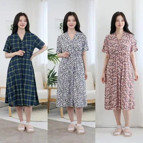 냉장고 랩원피스 원피스잠옷 임산부 수유 빅사이즈