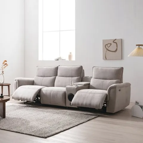 폴로까사 파트라 4인용 패브릭 리클라이너 소파
