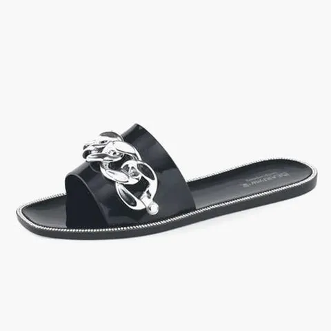 [ 현대백화점 ]베어파우 여성 슬리퍼 DEBBIE K2017001OB-W 가볍고 여름 슬리퍼 큐빅 슬리퍼 캐주얼 신발