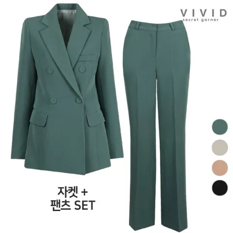 VIVID SET 여성 엘라 정장자켓+부츠컷팬츠 세트