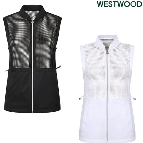 [ 롯데백화점 ][웨스트우드]여성 망사베스트 WN2WCVT608