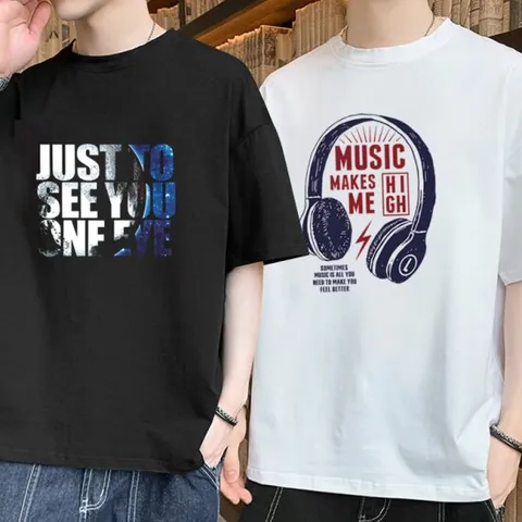 [반짝특가] 남성 프린팅 반팔 라운드넥 티셔츠 모음전