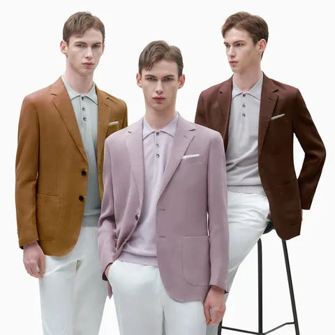 [ 롯데백화점 ][맨잇슈트]맨잇슈트 여름 린넨자켓3종(MAIA11-901)