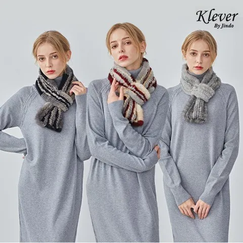 [진도] Sheborn 밍크 니팅 머플러 (K4W1AM63_)