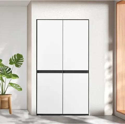 몬드리안 1000 화이트 빌트인 비스포크 주방 수납장